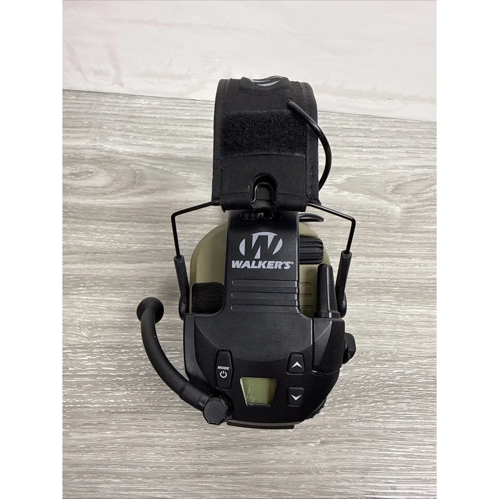 Walker's Razor Slim Electronic Hearing Protection Earmuffs With Attachment